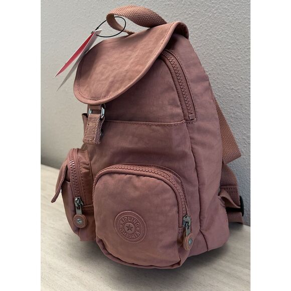 Kipling KIB7Y1 Lovebug Travel Small Backpack Polyamide Nylon Kind Rose - Picture 3 of 15